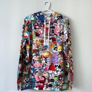 Anime Cartoon Pokemon Mixed animated tv series styles hoodie in L XL NWOT